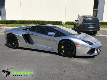 Polish Chrome Wrap | Ceramic Pro | Lamborghini Aventador